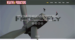 Desktop Screenshot of negative4productions.com